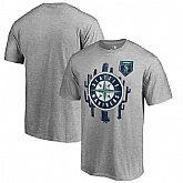 Seattle Mariners Fanatics Branded 2018 Spring Training Vintage Big & Tall T Shirt Heather Gray,baseball caps,new era cap wholesale,wholesale hats