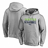 Seattle Seahawks NFL Pro Line by Fanatics Branded Ash Iconic Collection Fade Out Pullover Hoodie 90Hou,baseball caps,new era cap wholesale,wholesale hats