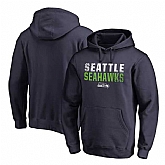 Seattle Seahawks NFL Pro Line by Fanatics Branded College Navy Iconic Collection Fade Out Pullover Hoodie 90Hou,baseball caps,new era cap wholesale,wholesale hats