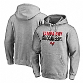 Tampa Bay Buccaneers NFL Pro Line by Fanatics Branded Ash Iconic Collection Fade Out Pullover Hoodie 90Hou,baseball caps,new era cap wholesale,wholesale hats