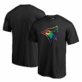 Toronto Blue Jays Fanatics Branded Black Big & Tall Pride T Shirt