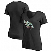 Women Arizona Cardinals NFL Pro Line by Fanatics Branded Lovely Plus Size V Neck T-Shirt Black,baseball caps,new era cap wholesale,wholesale hats