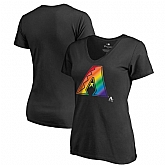 Women Arizona Diamondbacks Fanatics Branded Pride Black T Shirt Fyun