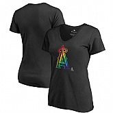Women Los Angeles Angels of Anaheim Fanatics Branded Pride Black T Shirt Fyun,baseball caps,new era cap wholesale,wholesale hats