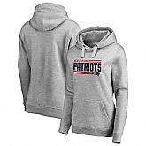 Women New England Patriots NFL Pro Line by Fanatics Branded Ash Iconic Collection On Side Stripe Pullover Hoodie 90Hou,baseball caps,new era cap wholesale,wholesale hats