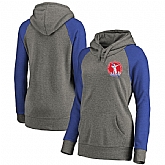 Women New York Giants NFL Pro Line by Fanatics Branded Plus Sizes Vintage Lounge Pullover Hoodie - Heathered Gray,baseball caps,new era cap wholesale,wholesale hats