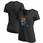 Women St. Louis Cardinals Fanatics Branded Pride Black T Shirt Fyun,baseball caps,new era cap wholesale,wholesale hats