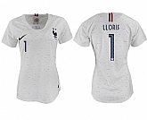Women France 1 LLORIS Away 2018 FIFA World Cup Soccer Jersey,baseball caps,new era cap wholesale,wholesale hats