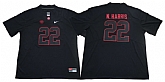 Alabama Crimson Tide 22 Najee Harris Black Nike College Football Jersey,baseball caps,new era cap wholesale,wholesale hats