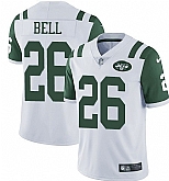 Nike Jets 26 Le'Veon Bell White Vapor Untouchable Limited Jersey Dzhi,baseball caps,new era cap wholesale,wholesale hats