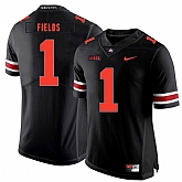 Ohio State Buckeyes 1 Justin Fields Black Shadow Legend Limited Nike College Football Jersey Dzhi,baseball caps,new era cap wholesale,wholesale hats