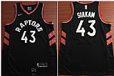 Raptors 43 Pascal Siakam Black Nike Swingman Jersey,baseball caps,new era cap wholesale,wholesale hats