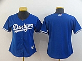 Women Dodgers Blank Royal Cool Base Jersey,baseball caps,new era cap wholesale,wholesale hats