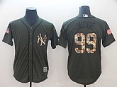 Yankees 99 Aaron Judge Olive Green Cool Base Jersey,baseball caps,new era cap wholesale,wholesale hats