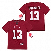 Youth Alabama Crimson Tide 13 Tua Tagovailoa Red College Football Jersey,baseball caps,new era cap wholesale,wholesale hats