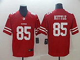 Nike 49ers 85 George Kittle Red Vapor Untouchable Limited Jersey,baseball caps,new era cap wholesale,wholesale hats