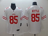 Nike 49ers 85 George Kittle White Vapor Untouchable Limited Jersey,baseball caps,new era cap wholesale,wholesale hats