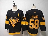 Penguins 58 Kris Letang Black 2019 NHL Stadium Series Adidas Jersey,baseball caps,new era cap wholesale,wholesale hats