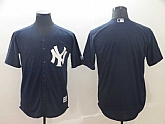 Yankees Blank Navy Cool Base MLB Jersey,baseball caps,new era cap wholesale,wholesale hats