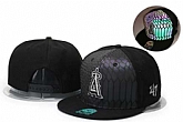 Angels Fresh Logo All Black Adjustable Hat GS,baseball caps,new era cap wholesale,wholesale hats