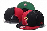 Angels Fresh Logo Black Red Adjustable Hat GS,baseball caps,new era cap wholesale,wholesale hats