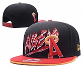 Angels Team Big Logo Black Red Adjustable Hat GS,baseball caps,new era cap wholesale,wholesale hats