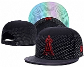 Angels Team Logo Black Adjustable Hat GS,baseball caps,new era cap wholesale,wholesale hats