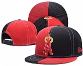 Angels Team Logo Black Red Adjustable Hat GS,baseball caps,new era cap wholesale,wholesale hats