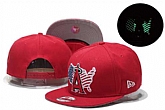 Angels Team Logo Luminous USA Pattern Adjustable Hat GS,baseball caps,new era cap wholesale,wholesale hats
