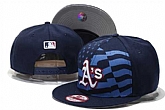 Athletics Team Logo USA Flag Hat Adjustable Hat GS,baseball caps,new era cap wholesale,wholesale hats