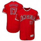 Angels 17 Shohei Ohtani Scarlet 150th Patch Flexbase Jersey Dzhi,baseball caps,new era cap wholesale,wholesale hats