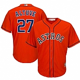 Astros 27 Jose Altuve Orange Cool Base Jersey,baseball caps,new era cap wholesale,wholesale hats