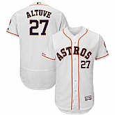 Astros 27 Jose Altuve White 150th Patch Flexbase Jersey Dzhi,baseball caps,new era cap wholesale,wholesale hats