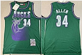 Bucks 34 Ray Allen Green 1996 97 Hardwood Classics Mesh Jersey,baseball caps,new era cap wholesale,wholesale hats