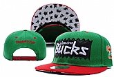 Bucks Team Logo Green Mitchell & Ness Adjustable Hat LX,baseball caps,new era cap wholesale,wholesale hats