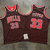 Bulls 33 Scottie Pippen Black 1995 96 Hardwood Classics Jersey Mixiu,baseball caps,new era cap wholesale,wholesale hats
