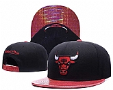 Bulls Throwback Black Adjustable Hat GS,baseball caps,new era cap wholesale,wholesale hats