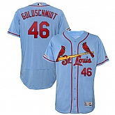 Cardinals 46 Paul Goldschmidt Light Blue 150th Patch Flexbase Jersey Dzhi,baseball caps,new era cap wholesale,wholesale hats