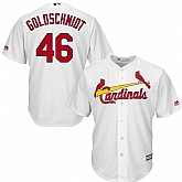 Cardinals 46 Paul Goldschmidt White Cool Base MLB Jersey Dzhi,baseball caps,new era cap wholesale,wholesale hats