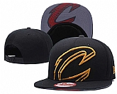 Cavaliers Team Big Logo Black Adjustable Hat GS,baseball caps,new era cap wholesale,wholesale hats