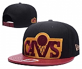 Cavaliers Team Big Logo Black Red Adjustable Hat GS,baseball caps,new era cap wholesale,wholesale hats