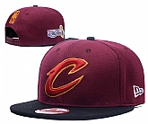 Cavaliers Team Big Logo Red Black Adjustable Hat GS,baseball caps,new era cap wholesale,wholesale hats
