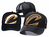Cavaliers Team Logo Black Peaked Adjustable Hat GS,baseball caps,new era cap wholesale,wholesale hats