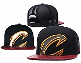 Cavaliers Team Logo Black Red Adjustable Hat GS,baseball caps,new era cap wholesale,wholesale hats