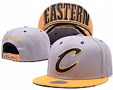 Cavaliers Team Logo Gray Yellow Mitchell & Ness Adjustable Hat GS,baseball caps,new era cap wholesale,wholesale hats