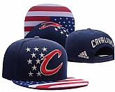 Cavaliers Team Logo Navy USA Flag Adjustable Hat GS,baseball caps,new era cap wholesale,wholesale hats