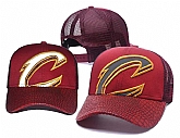 Cavaliers Team Logo Red Mesh Adjustable Hat GS,baseball caps,new era cap wholesale,wholesale hats