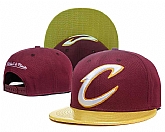 Cavaliers Team Logo Red Yellow Adjustable Hat GS,baseball caps,new era cap wholesale,wholesale hats