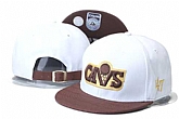 Cavaliers Team Logo White Adjustable Hat GS,baseball caps,new era cap wholesale,wholesale hats