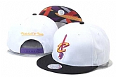 Cavaliers Team Logo White Black Mitchell & Ness Adjustable Hat GS,baseball caps,new era cap wholesale,wholesale hats